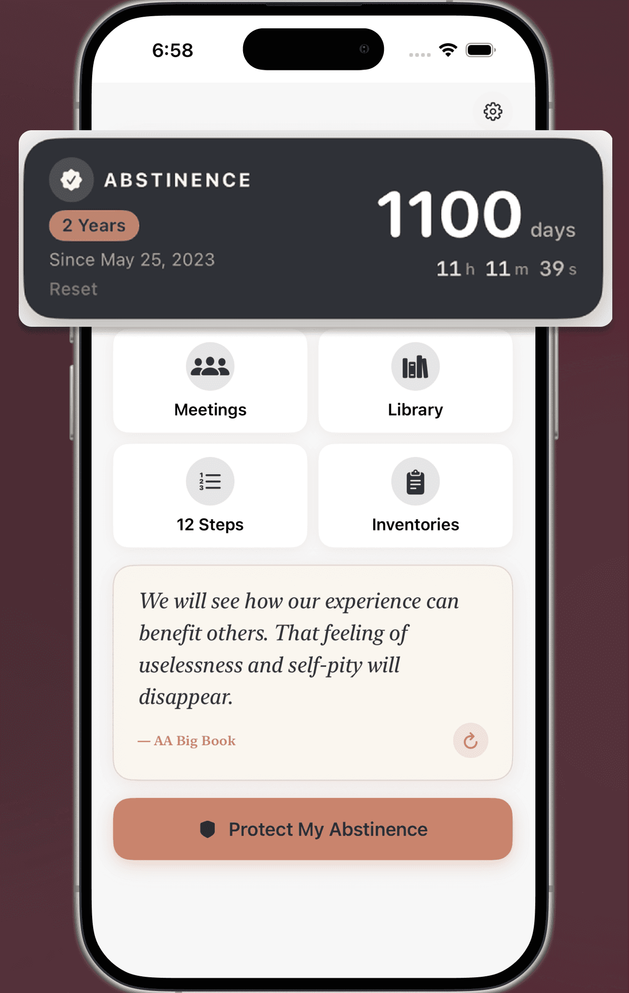 Abstinence Tracker